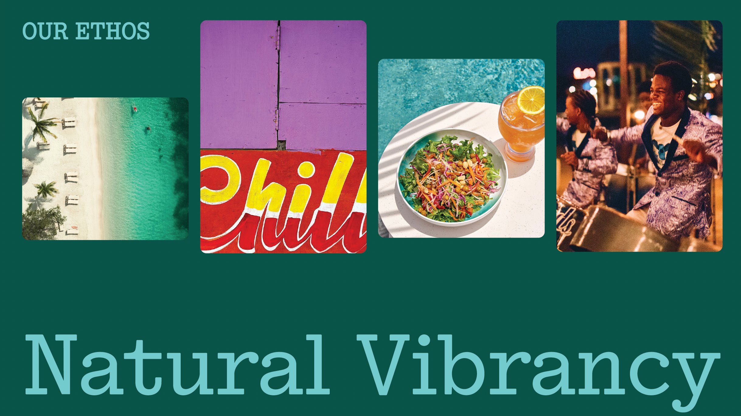 Natural Vibrancy — the Sandals brand ethos